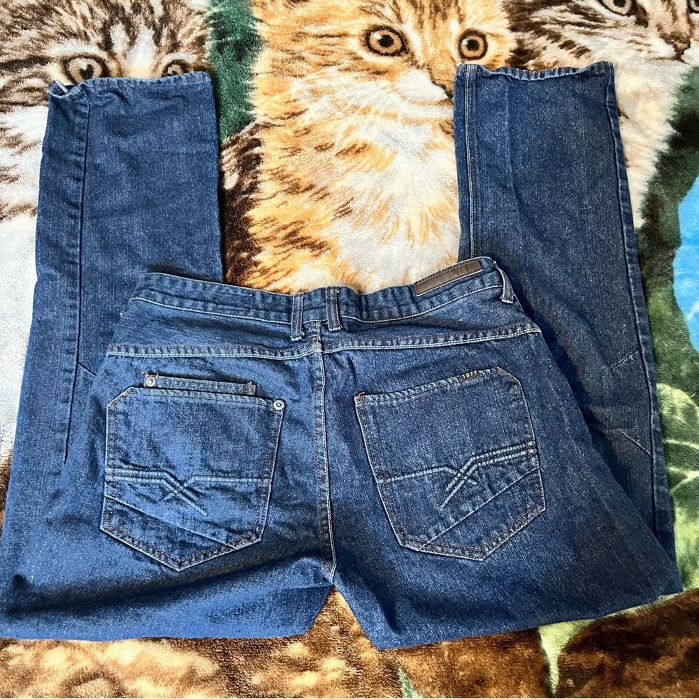 XOCHI Chris Straight Denim Jeans Size 34x32